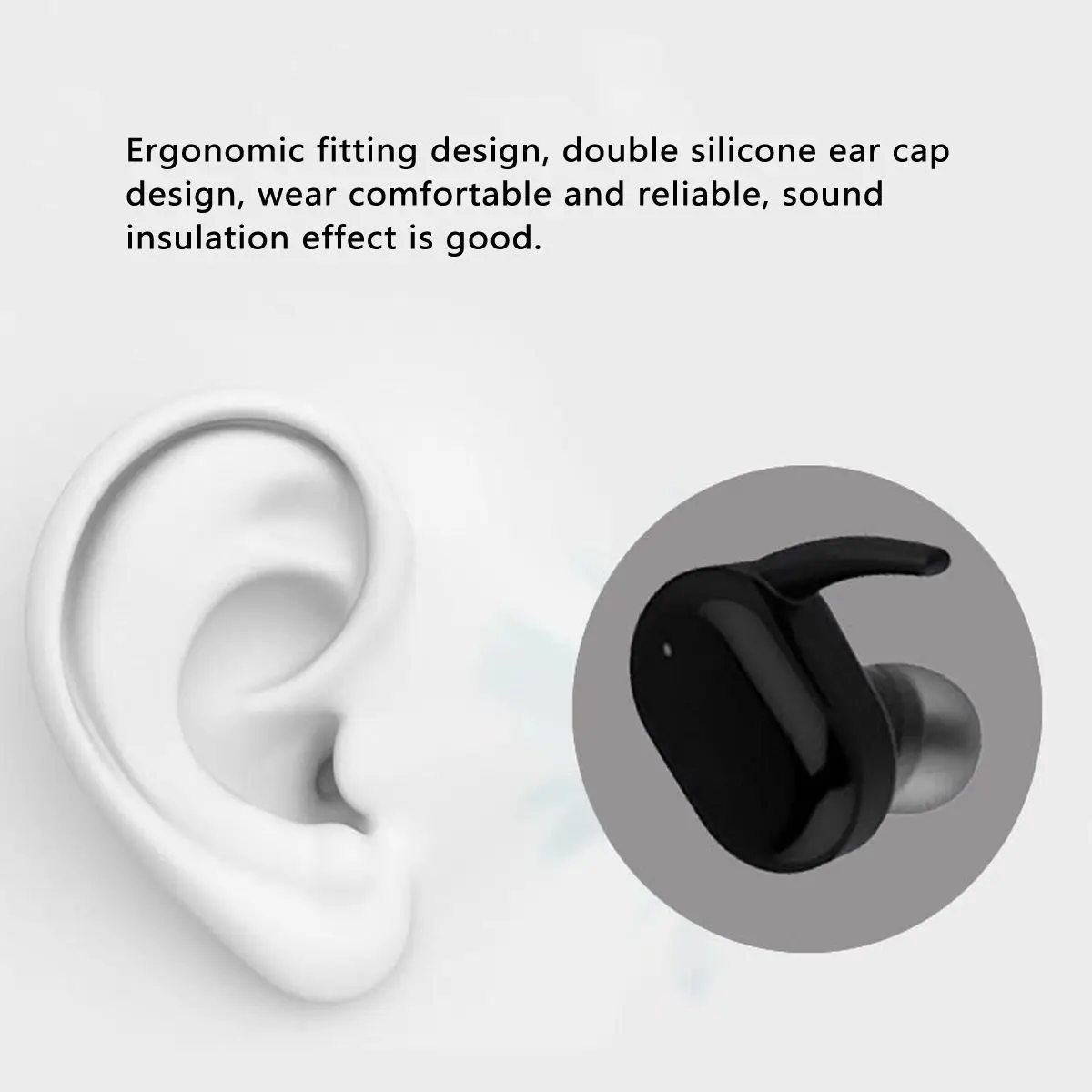 IPX5 Waterproof Touch Control Wireless Bluetooth Earphone Bluetooth 5.0 450mah Stereo Monaural and Binaural Pattern Callable