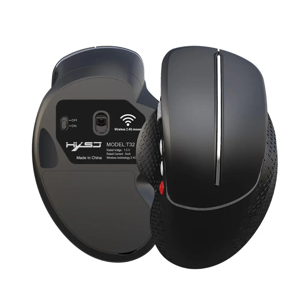 Aperto do Mouse Confortável para Computador 2.4g sem Fio Mouse Vertical Design Ergonômico Sente Portátil Gamer Silêncio 2020 Mais Novo Presente se - Imagem 2