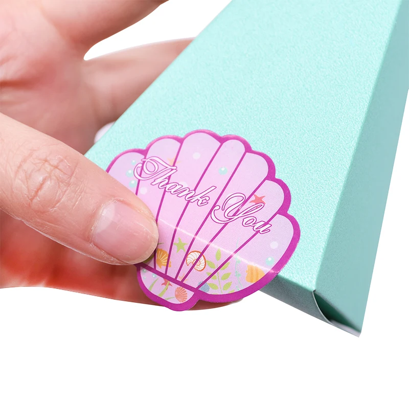 10Pcs Meerjungfrau Schwanz Popcorn Boxen Mädchen Meerjungfrau Thema Geburtstag Party Pappe Candy Box Für Kinder Geburtstag Baby Dusche Geschenke box – Detail 24
