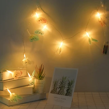 

1.5m 10LED Butterfly Pendant Birthday Party Weeding Decor Lamp Xmas Tree Strings Light Lamp For Garden Livingroom