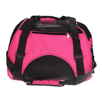 

Pet Dog Cat Puppy Portable Travel Carrier Fabric Crate Tote Cage Bag Tote Kennel pink
