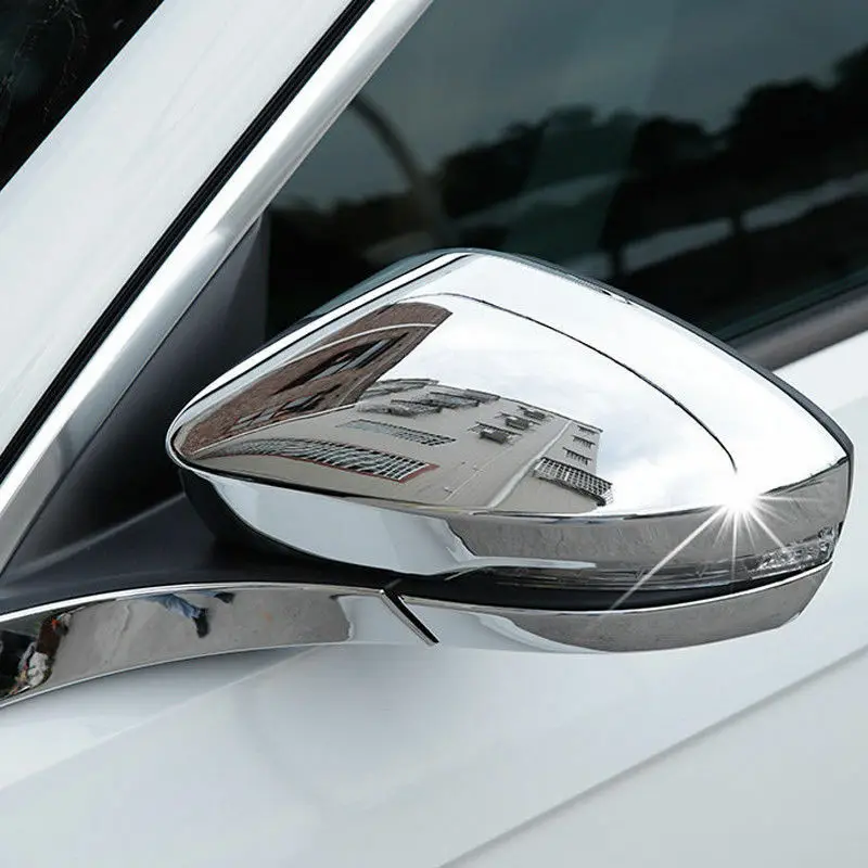 

for Volkswagen VW T-Roc 2017 - 2019 ABS Chrome Side Door Mirror Cover Trim 2pcs Car modification Auto parts
