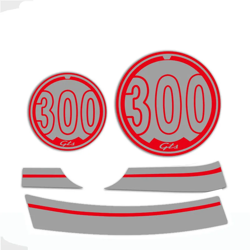 2D gts300iesupersport наклейка эмблема для Vespa GTS 300 gts300 - Цвет: 4