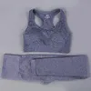 Grey blue bra set