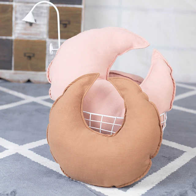 Color Moon Plush Pillow Soft Cushion Kawaii Moon Stuffed Plush Toys for Children Baby Kids Pillow Girl Gift Girl Room Decoration 4