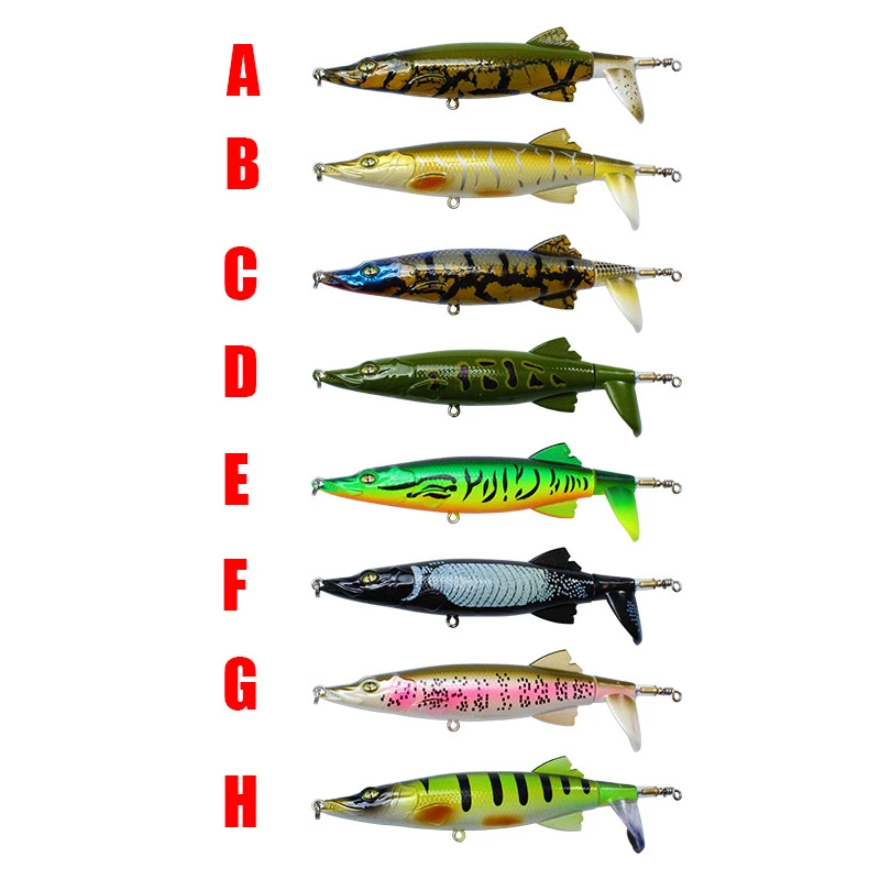 Whopper Plopper 13 см 15,8 г Поверхностная приманка наживка искусственная жесткая приманка-воблер карандаш мягкий вращающийся хвост рыболовное снаряжение