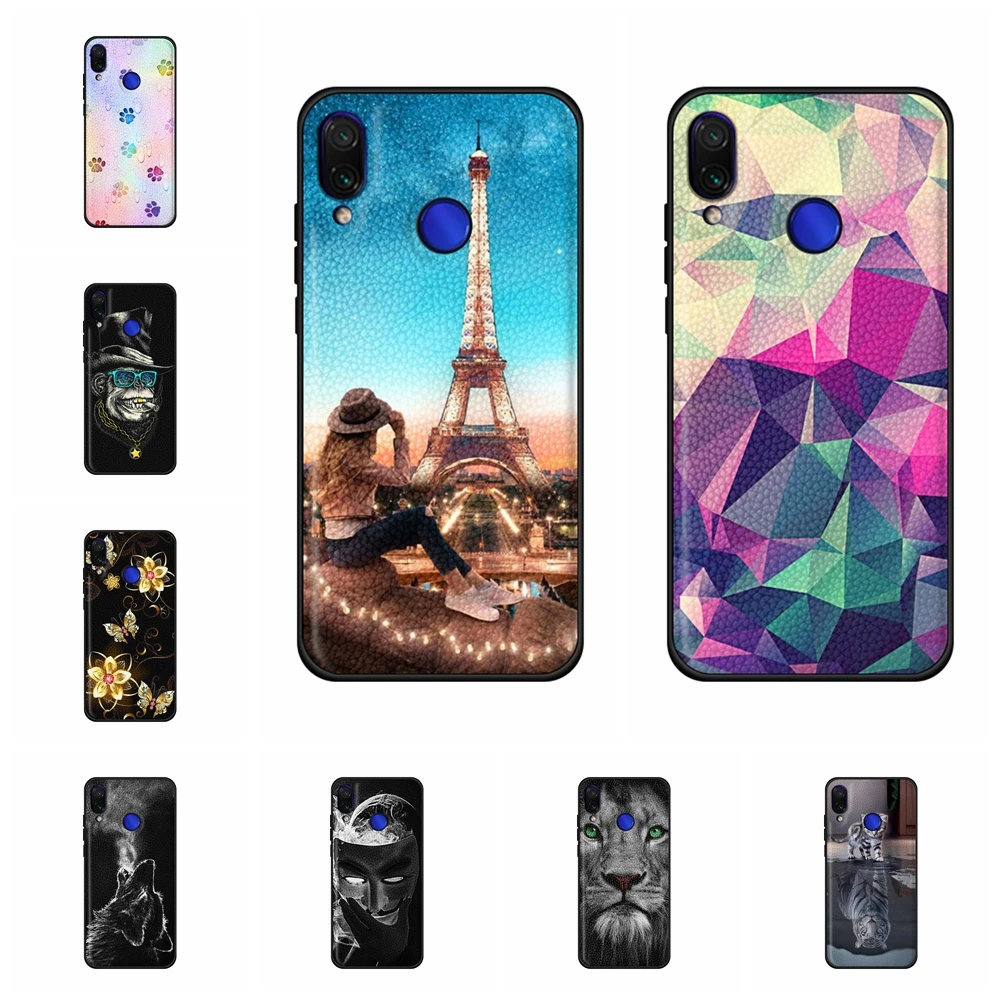 

For Xiaomi Redmi Note 7 Case Ultra-thin Soft TPU Leather For Xiaomi Redmi Note 7 Cover Cute Patterned For Redmi Note 7 Funda Bag
