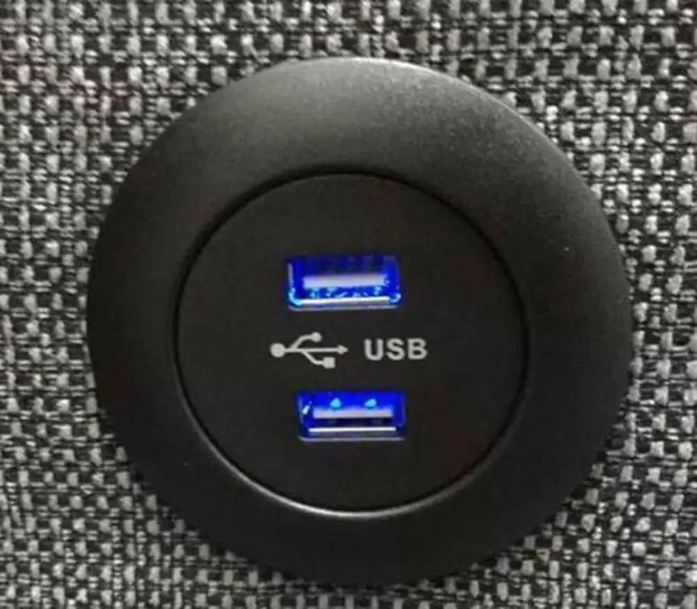 Двойной USB электроадаптер для зарядки для полного Электрический мягкий диван настольного крепления