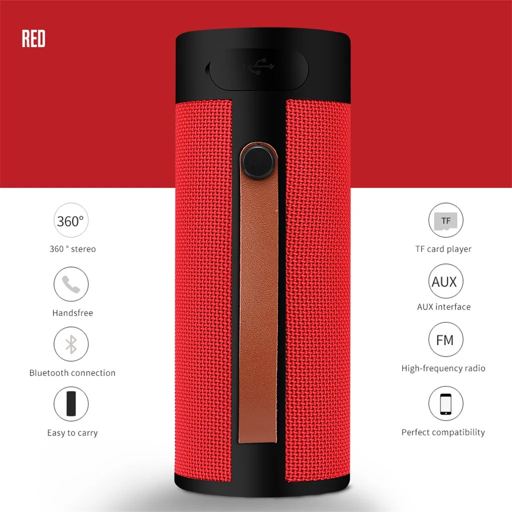 Bluetooth динамик Саундбар Открытый Портативный BT 5,0 динамик T4 беспроводной стерео Hi-Fi звук Su-per Bass домашний кинотеатр Caixa De Som