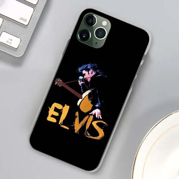 Чехлы для телефонов Elvis Presleys для Apple iPhone 11 Pro Max X XR XS MAX чехол для iPhone 6 6s 7 8 Plus 5 5S SE - Цвет: H08