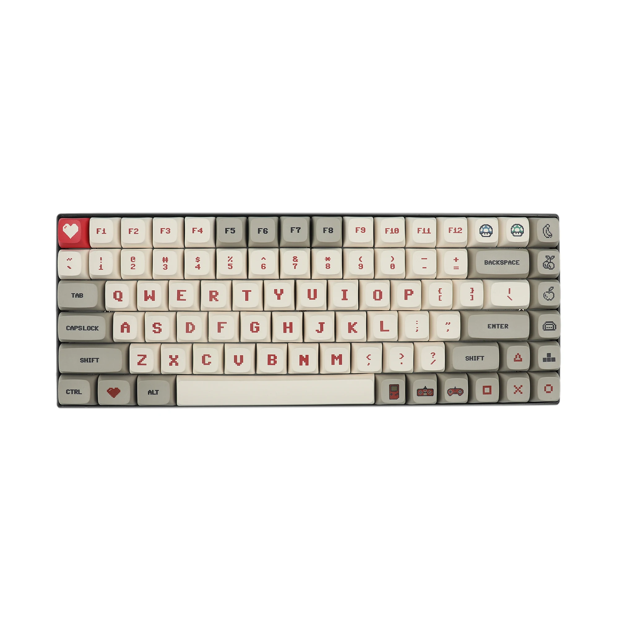Chave Gameboy Tintura Sub Zda Pbt Keycap Semelhante a Xda para Teclado mx 104 87 61 Melodia 96 Kbd75 Id80 Gk64 Tada68 146 - Imagem 2