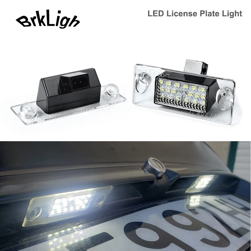 2Pcs Suber Bright Led Luci Targa Accessori Auto Per Audi A4 B5 Patrol 5B Avant A3 S3 8L Lampada Targa Lifting