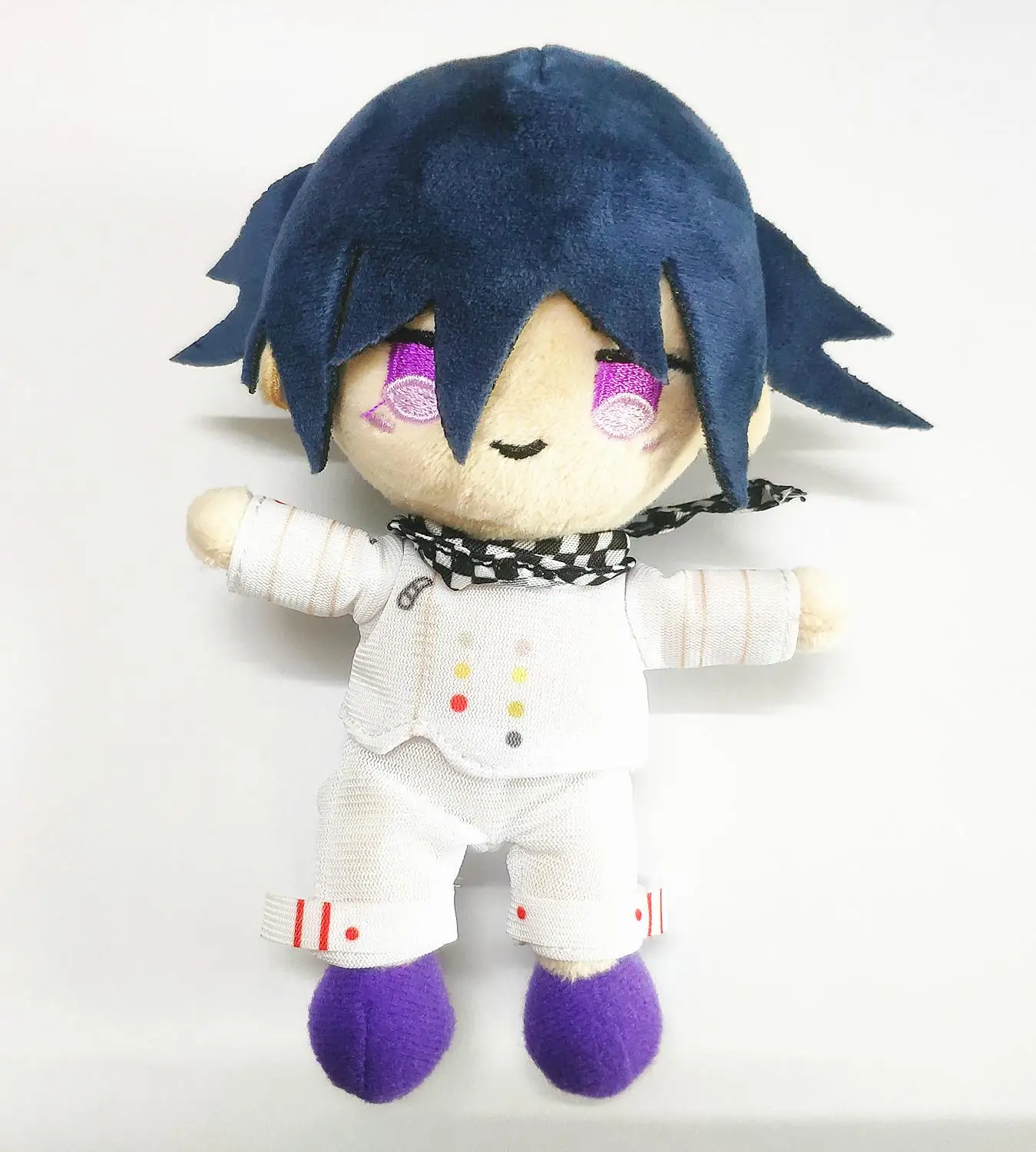 Japan Anime Danganronpa V3 Dangan Ronpa Oma Kokichi Plush TOY keyring 15cm strap Doll NEW