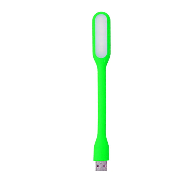 Green BRELONG мини-usb ночной Светильник СВЕТОДИОДНЫЙ гибкие светодиодные лампы для чтения настольная лампа для мобильного Мощность ноутбук адаптер переменного тока 1,2 W 5V - Emitting Color: Green