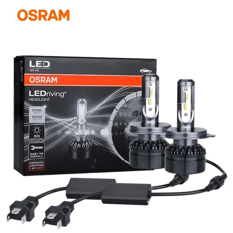 1 пара автомобисветодиодный светодиодные лампы Osram H11 H8 H9 H16JP H1 9012 HIR2 H7 H4 6000K 9003/HB2 9005
