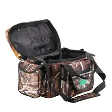 Многофункциональная сумка через плечо большая емкость рыболовные сумки с карманами инструмент водонепроницаемый прочный пакет Y4UB