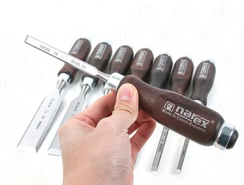 

4pcs/set 6 12 20 26mm Czech Republic Chisel Woodworking carving tools Chrome Manganese Steel Narex Chisels 8 10 16 32 mm