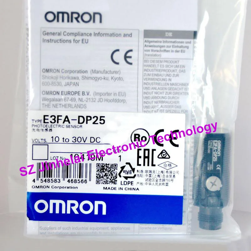 Новый и оригинальный E3FA-DP25 фотоэлектрический датчик Omron фотоэлектрический переключатель