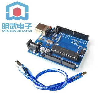 

UNO R3 development board official version ATmega16U2 with USB cable