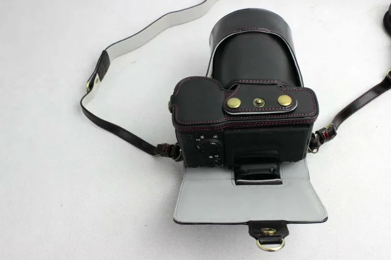 Из искусственной кожи чехол для камеры чехол для sony ILCE-9 A9 A7III A7RM3 A7RIII A7RM4 A7RIV портативный чехол с отверстием батареи