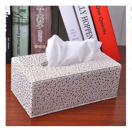 Bellaa 25150 Rectangular Tissue Box Cover Napkin Holder Paper Napking Dispens... 