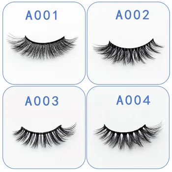 

New Style 3D Mink Lashes False Eyelashes Handmade Natural Soft Realistic Volume Fake Lashes Wholesale False Eyelashes