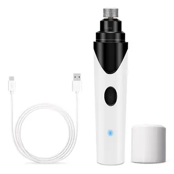 

USB rechargeable pet automatic nail polisher ABS Stainless steel Electric Ultra-quiet motor Low vibration