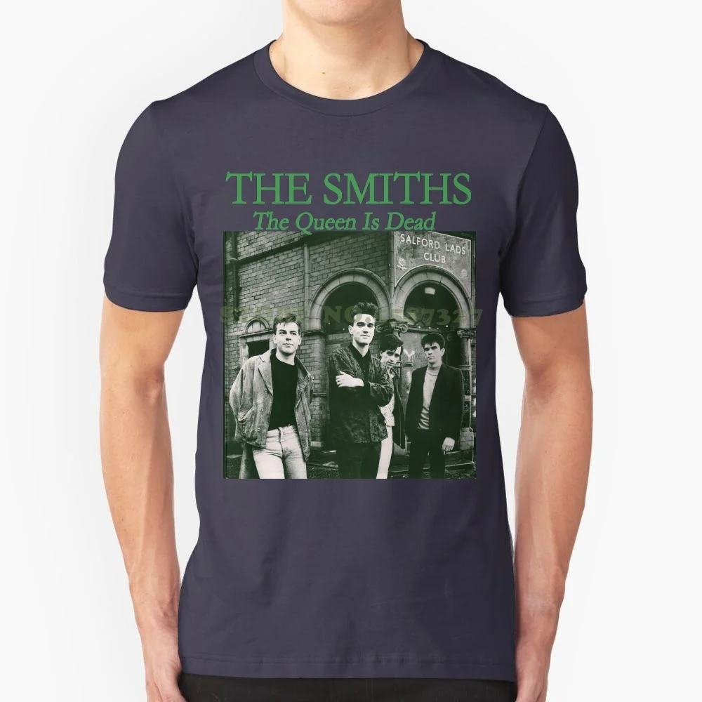 Футболка мужская с коротким рукавом, черная рубашка с рисунком Смита, королевы мертвых британских мориссей, Северной яркости