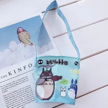 

Cartoon Totoro Unicorn Cinnamoroll Dog Cute Sumikko Gurashi Portable Cup Bag Milk Tea Bottle Cover Shake Cup Package Eco Handbag