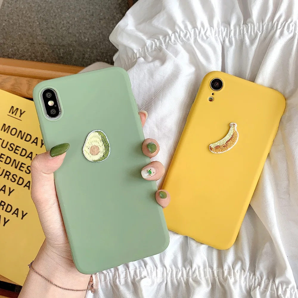 Милый простой чехол для телефона для iPhone 6S 7 8Plus TPU мягкий чехол для Xr XS Max противоударный защитный чехол для 11Pro Max
