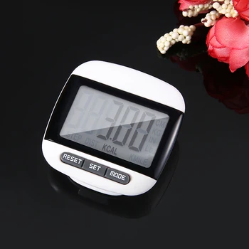 

1pc Large LCD Waterproof Step Pedometer Sport Calorie Counter Walking Running Distance Fitness Equipment Pedometer