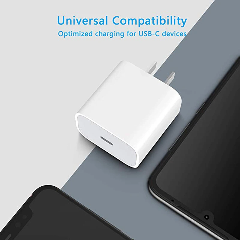 usb c fast charge 18W PD Type-C Fast Charger for Apple iPhone 12 11 Pro 8 Plus XR XS Max Samsung Huawei Xiaomi Power Phone Adapter US EU AU UK Fast charge 18w