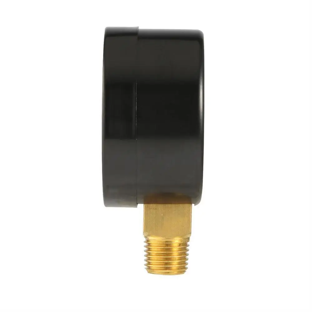 Сухой бытовой вакуумный манометр Blk сталь 1/4 NPT нижнее Крепление-30HG/60PSI |