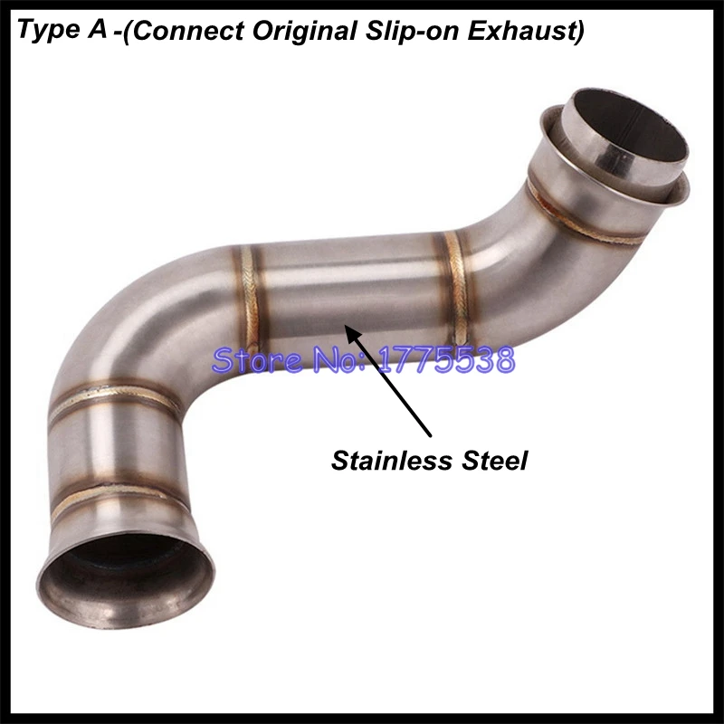 Motorcycle Exhaust Mid Link Pipe for KTM 890 Duke R/GP 2020-2023 for KTM 890 Duke 21-22 Exhaust Muffler Can Escape Connect Pipe - Image 2