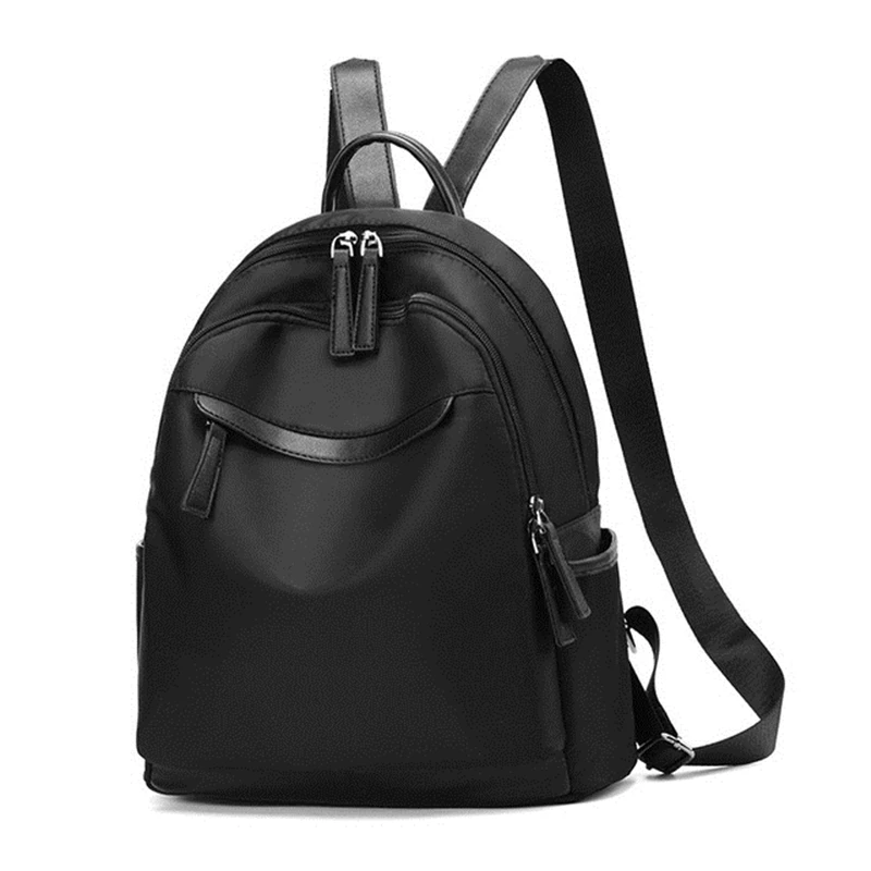 Yogodlns Модный повседневный Оксфордский тканевый рюкзак для девочек, простой маленький ранец, высокое качество, однотонный рюкзак на молнии