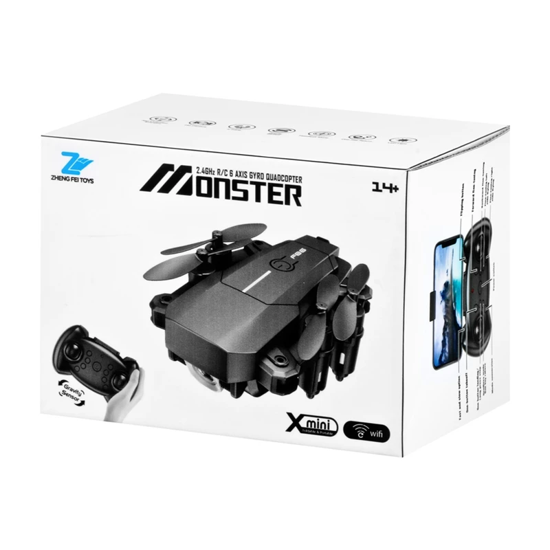 F86 Wifi FPV HD мини Дрон Профессиональный 1080P камера Квадрокоптер режим удержания