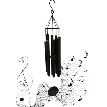 

Outdoor Wind Chimes Deep Tone, 37.4 Inch Wind Chimes, Memorial Wind Chimes with 8 Tuned Tubes, Garden, Yard, Patio and H