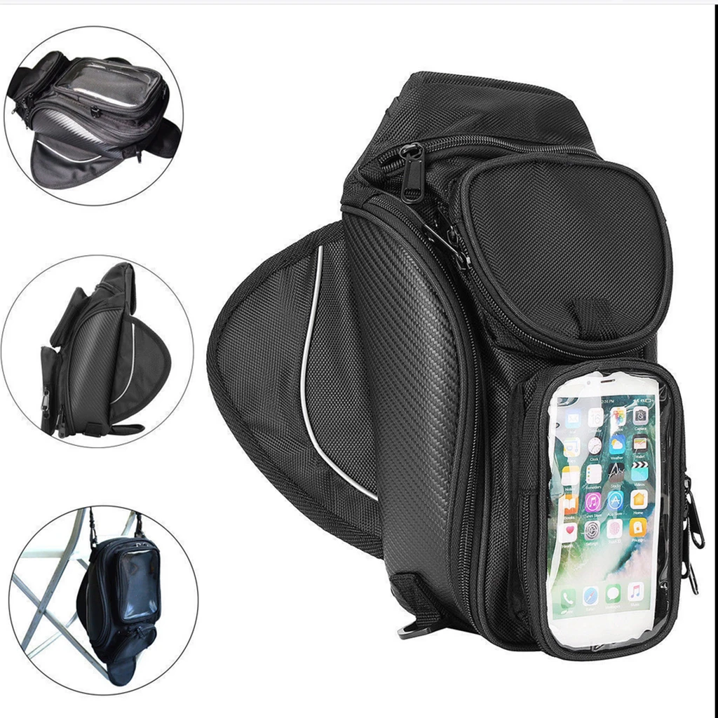 

WATERPROOF MOTORCYCLE SPORTS MAGNETIC TANK BAG W/ GPS PHONE POUCH FIT YAMAHA