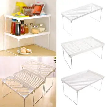 

Stackable Kitchen Shelf Storage Rack Spice Rack, Bathroom Kitchen Storage Items Rack S7P1