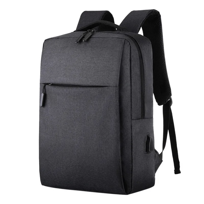 Высокое качество USB Противоугонный рюкзак для ноутбука 15 дюймов большой емкости Дорожная сумка для мужчин водонепроницаемый зарядный рюкзак студенческие сумки - Цвет: Black