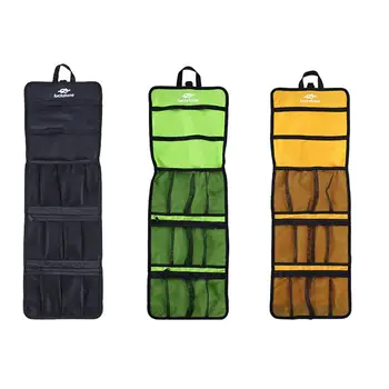 

Folding Outdoor Rock Climbing Rope Carabiner Tools Storage Bag Hanging Pouch