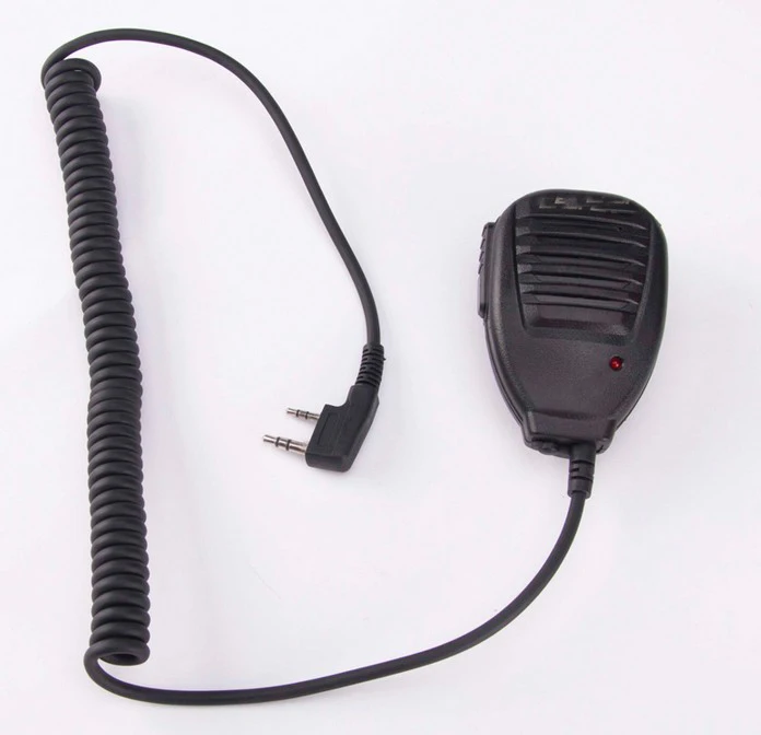 2 шт. микрофон Динамик микрофоном PTT для иди и болтай Walkie Talkie Baofeng UV-5R плюс BF-888S УФ B6 UV-B5 UV-82 GT-3 TP двухстороннее Портативный радио