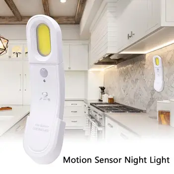 

Motion Sensor Night Light Portable Flashlight USB Charging Wall Lamp With Base For Cabinet Stair