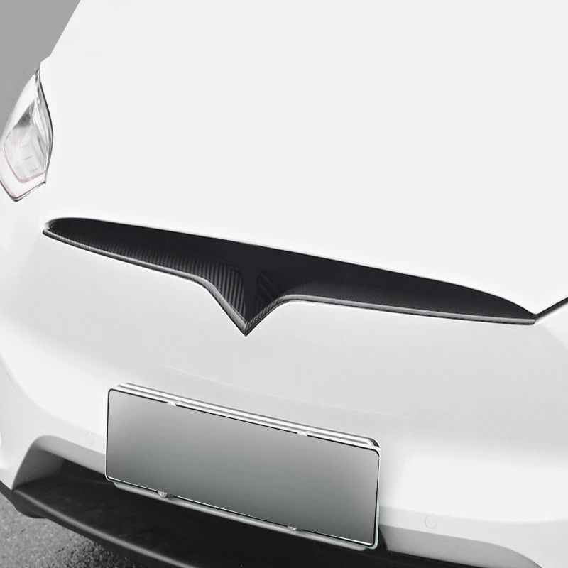 for Tesla Model X 2016-2019 ABS Car Accessories Front Head Engine Lid Grill Cover Trim 1pcs | Автомобили и мотоциклы