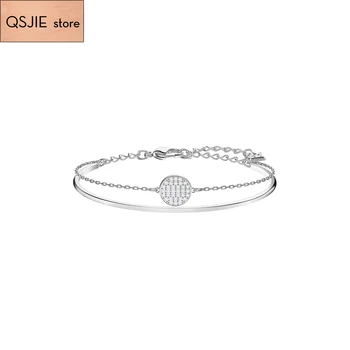 

High Quality SWA New Crystal Bracelet Jewelry Two in One Ginger Bracelet for Valentine's Day Gift Ladies Bracelet