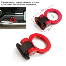 Крюк прицепа модификация автомобиля Универсальный декоративный крюк прицепа ABS клей регулируемое кольцо прицепа