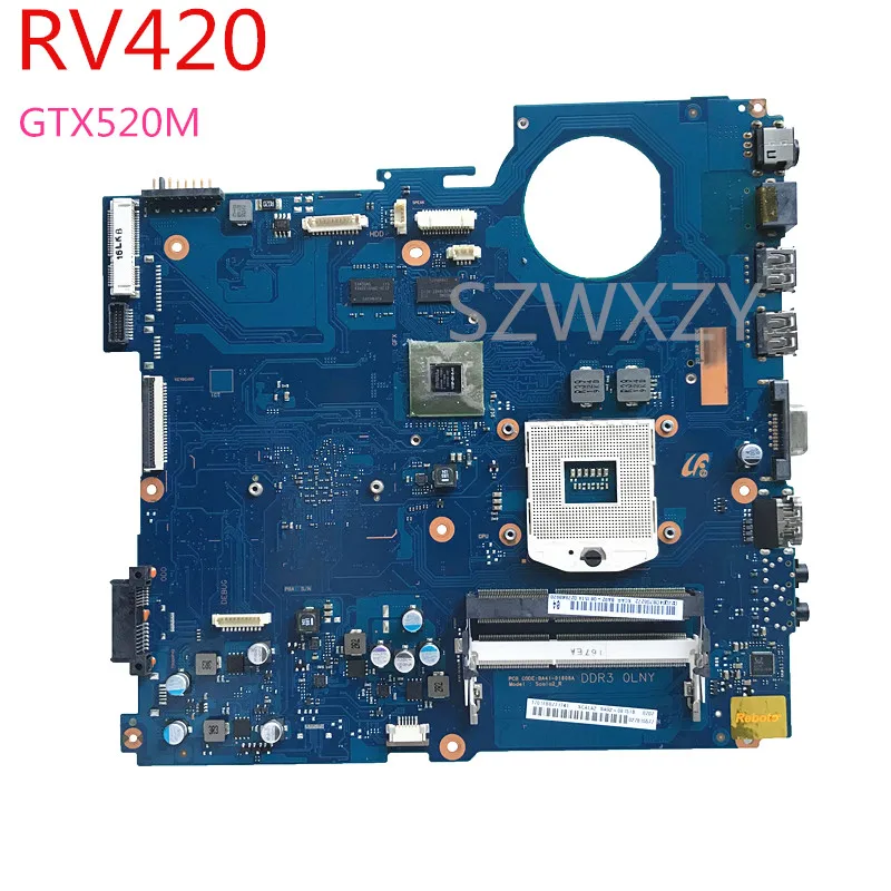Для samsung RV420 материнская плата GT520M 1G HM65 BA41-01608A BA92-08151A BA92-08151B 100 работы