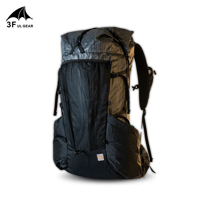 3F UL mechanismus ultralehký batoh formulovat YUE 45+10L outdoorové tramping kemping lehoučké cestovní treking batoh muži žena