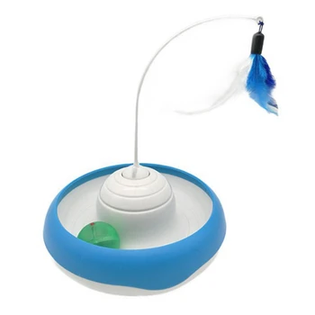 

Electric Pet Cat Toy Creative Tray Training Toy Cat Scratch Interactive Puzzle Game Play Exciting Cat Scratching Toy