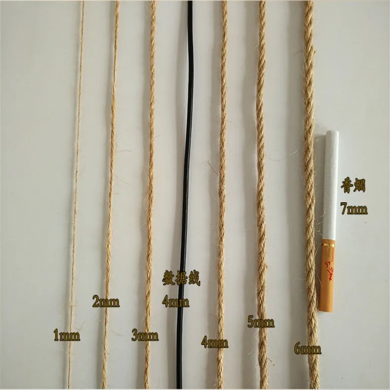 Jute Rope 1-6mm Diameter